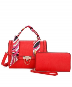 2 in 1 Stylish Messenger Set LF22913 RED